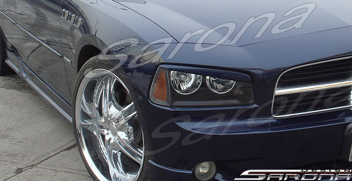 Custom Dodge Charger Trunk Eyelids  Sedan (2005 - 2010) - $79.00 (Manufacturer Sarona, Part #DG-002-EL)